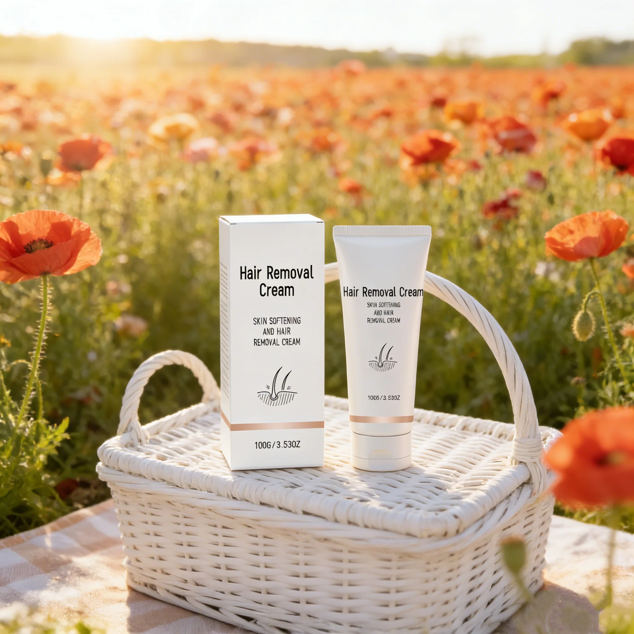 Crema Depilatoria Indolora y Permanente para el Cuidado de Zonas Íntimas, Inhibidor del Crecimiento del Vello, para Brazos, Piernas, Piel Sensible, Crema para Eliminar el Vello Corporal