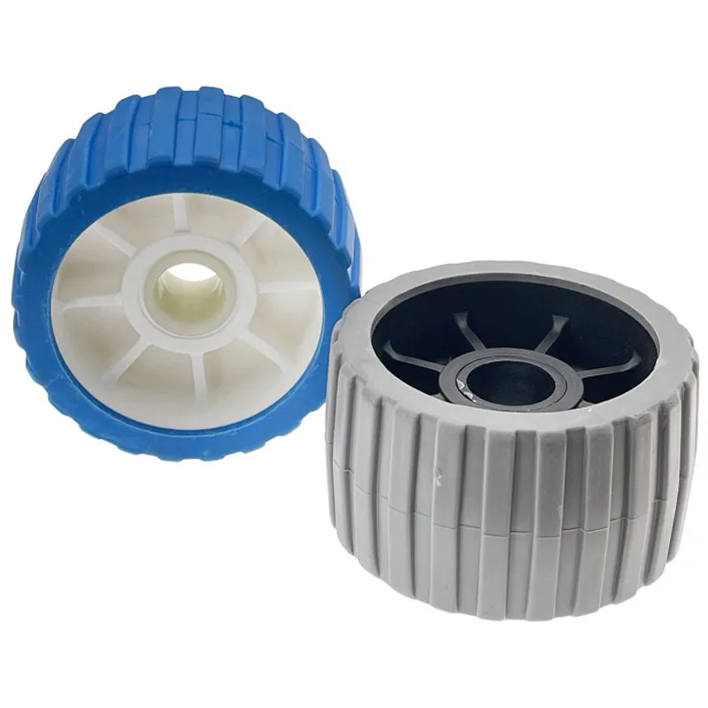 Heavy Duty Boat Trailer Roller Wheel Replacement Marine Wobble Roller for Boat Marine Motor Yacht Rubber Boat Dinghy Accessories