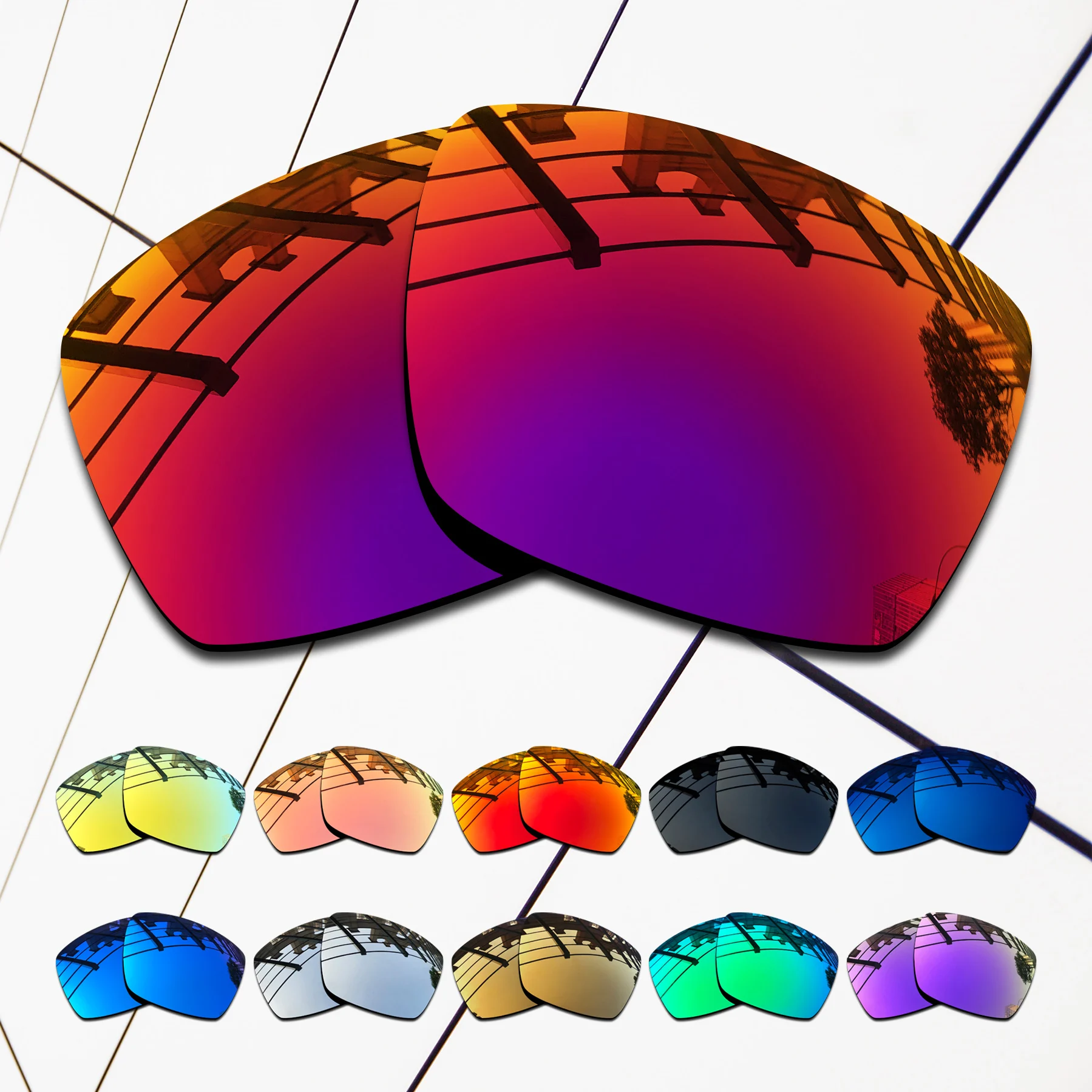 E.O.S – verres de remplacement polarisés améliorés, pour lunettes de soleil espion optique dirt Mo Tech, choix Multiple