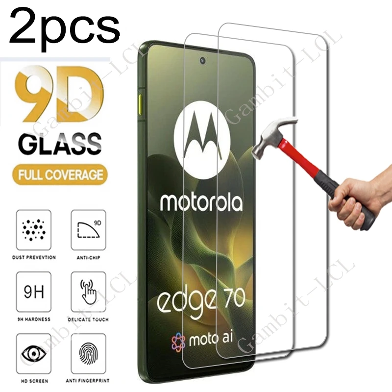 

2PCS For Motorola Edge 70 50 60 Neo Moto G Play 2026 X70 Air G04 G04s G14 G24 G34 G54 G84 Screen Protection Tempered Glass Film