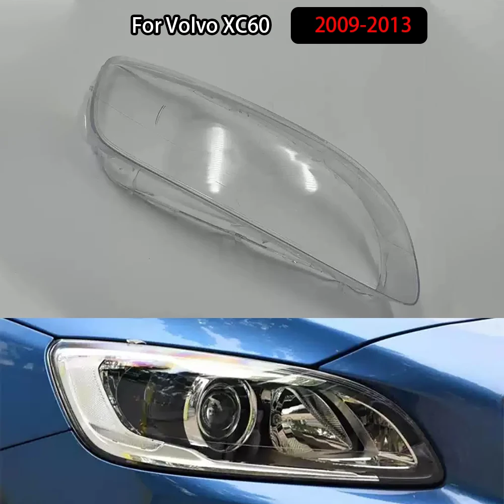 

Car Front Headlight Cover Lens Glass For Volvo XC60 2009-2013 Headlamps Transparent Lampshad Lamp Shell Masks