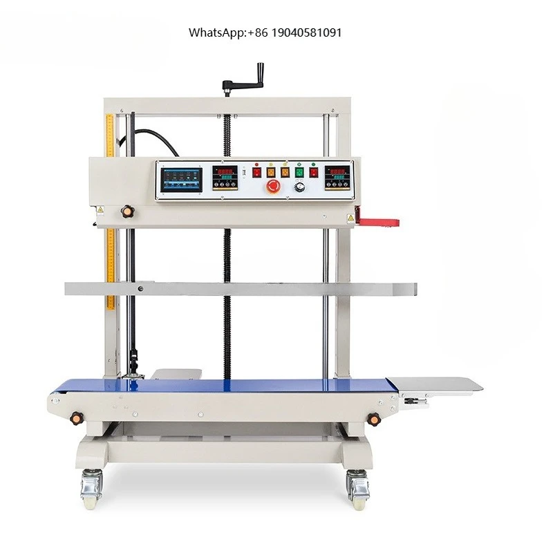 FR1300V Vertical  Plastic Bag Sealing Machine  Continuous Heat Seal Machine for Large Plastic PE Bags-Dog Food Laundry Sealing