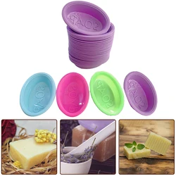 2Pcs Silicone Soap Molds High Temperature Resistance Handmade Soap Mold Reusable Baking DIY Mold For Cakes/ Jellies/ Ice