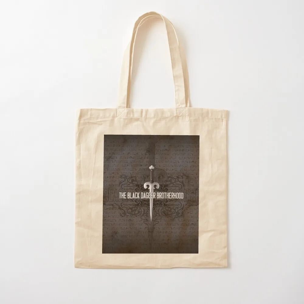 The Black Dagger Brotherhood [black text] Tote Bag