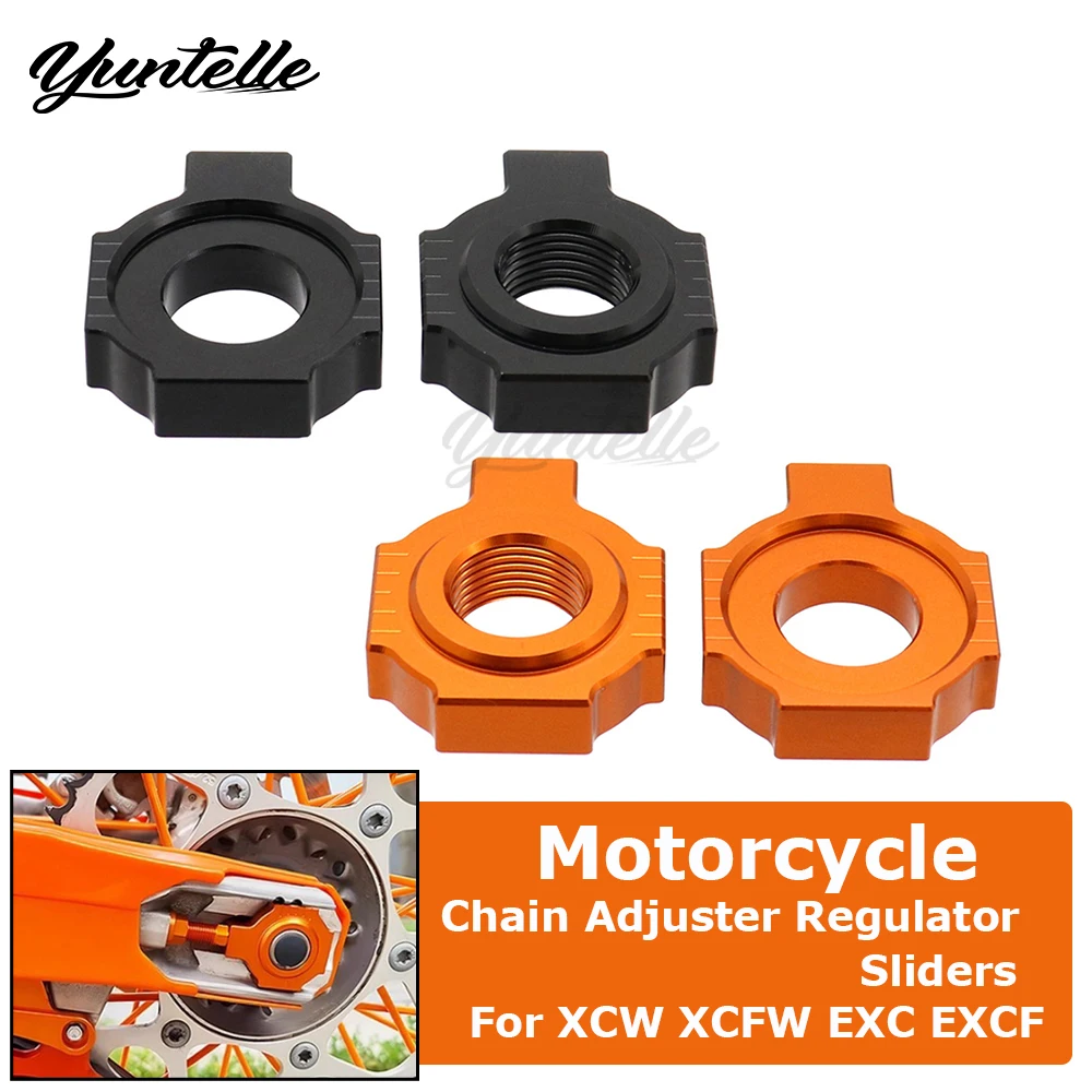 

Chain Adjuster Regulator Sliders Tensioner For EXCF EXC SX SXS XCW MXC 525 500 450 400 350 300 250 200 125 Motor Accessories