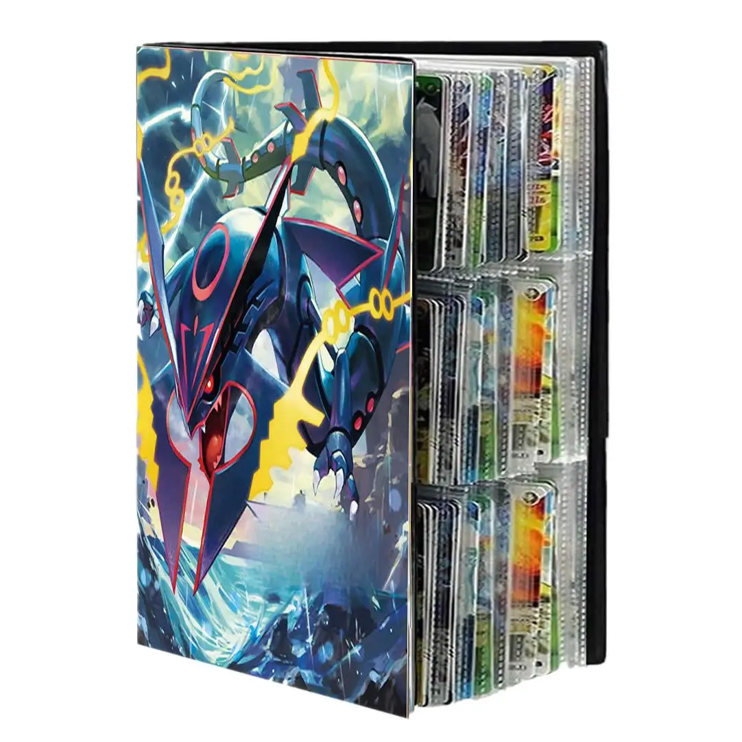 9-Fächer Anime-Kartenalbum Sammelmappe Ordner Passend für Pokémon YuGiOh TCG Spiel Sport Fußball 540 Karten Aufbewahrung