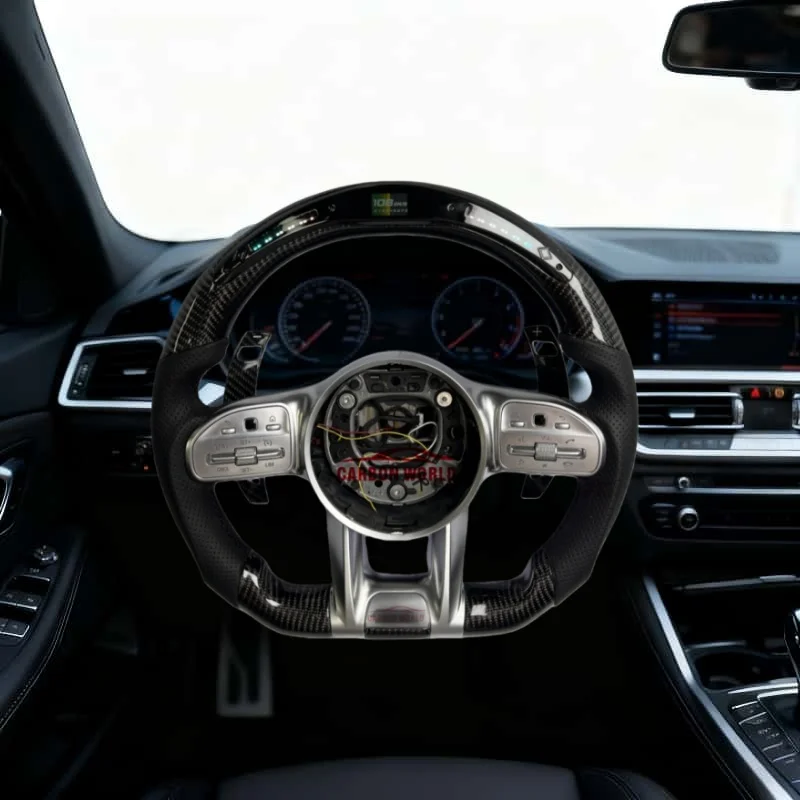 

Suitable for Mercedes-Benz AMG 809 W204 W205 W167 W213 W222 W207 W212 C209 Custom Carbon Fiber Sports Style Steering Wheel