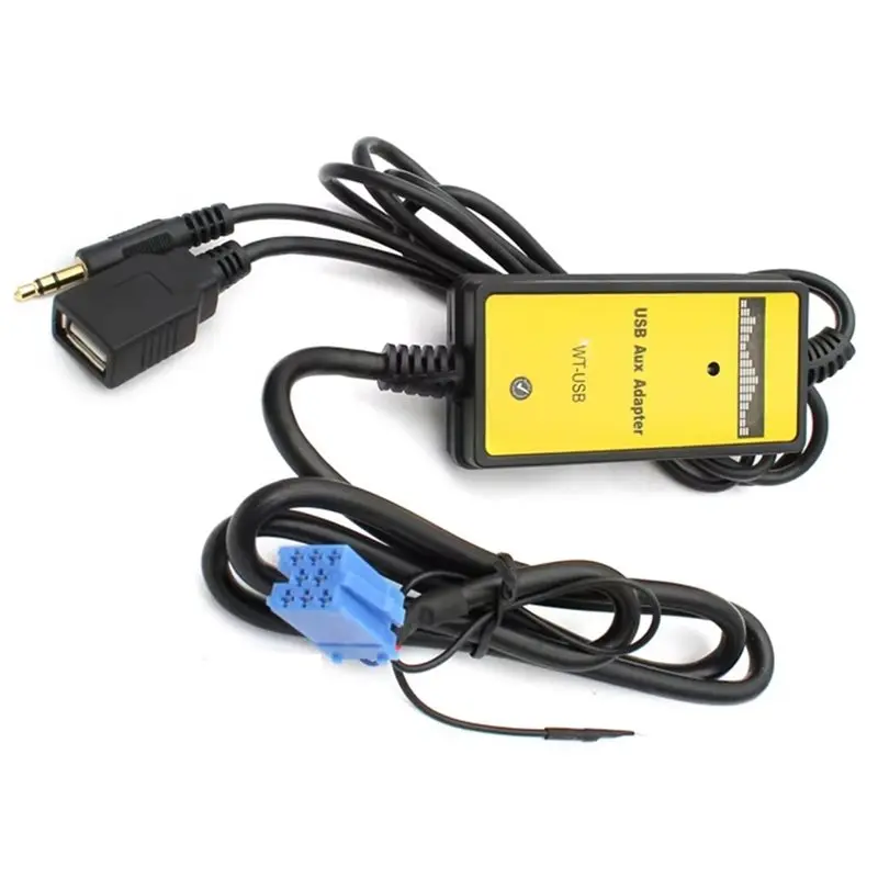 ABQB-Car CD Change To MP3 AUX USB Input Adapter (8Pin) For Volkswagen For Golf For Passat For Skoda Spuerb Octavia Seat Leon