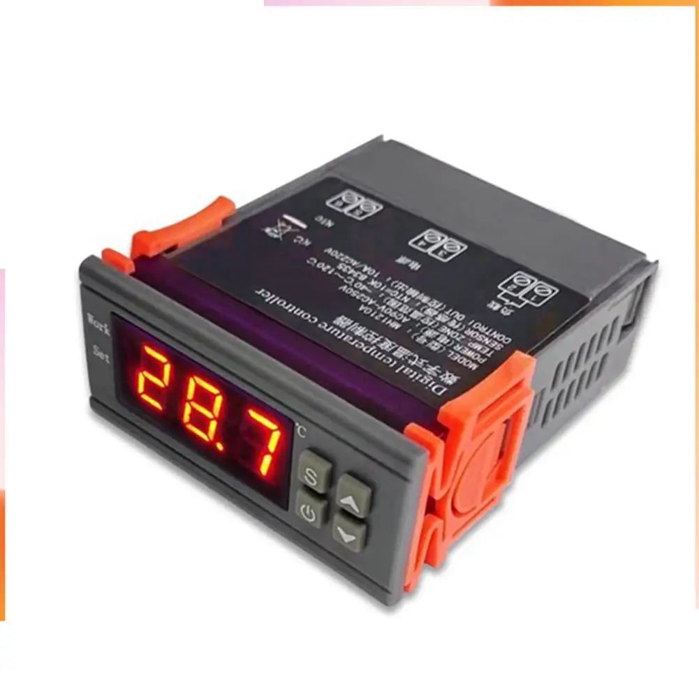 

A92Z MH1210W цифровой регулятор температуры AC90-250V 10A 220V термостат-регулятор с датчиком, контроль нагрева и охлаждения