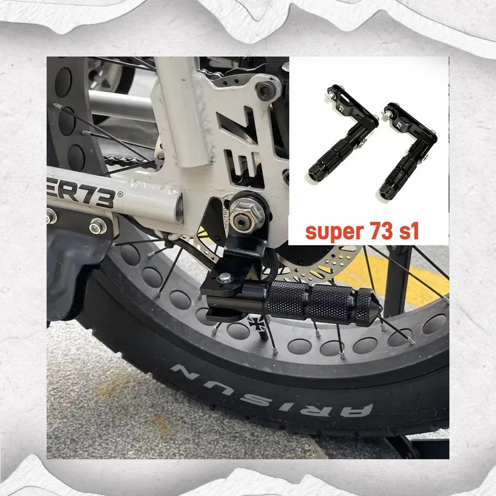 

New Super 73 S1 Rear Passenger Footrest Footrest Footrest For SUPER73 73-S1 73S1
