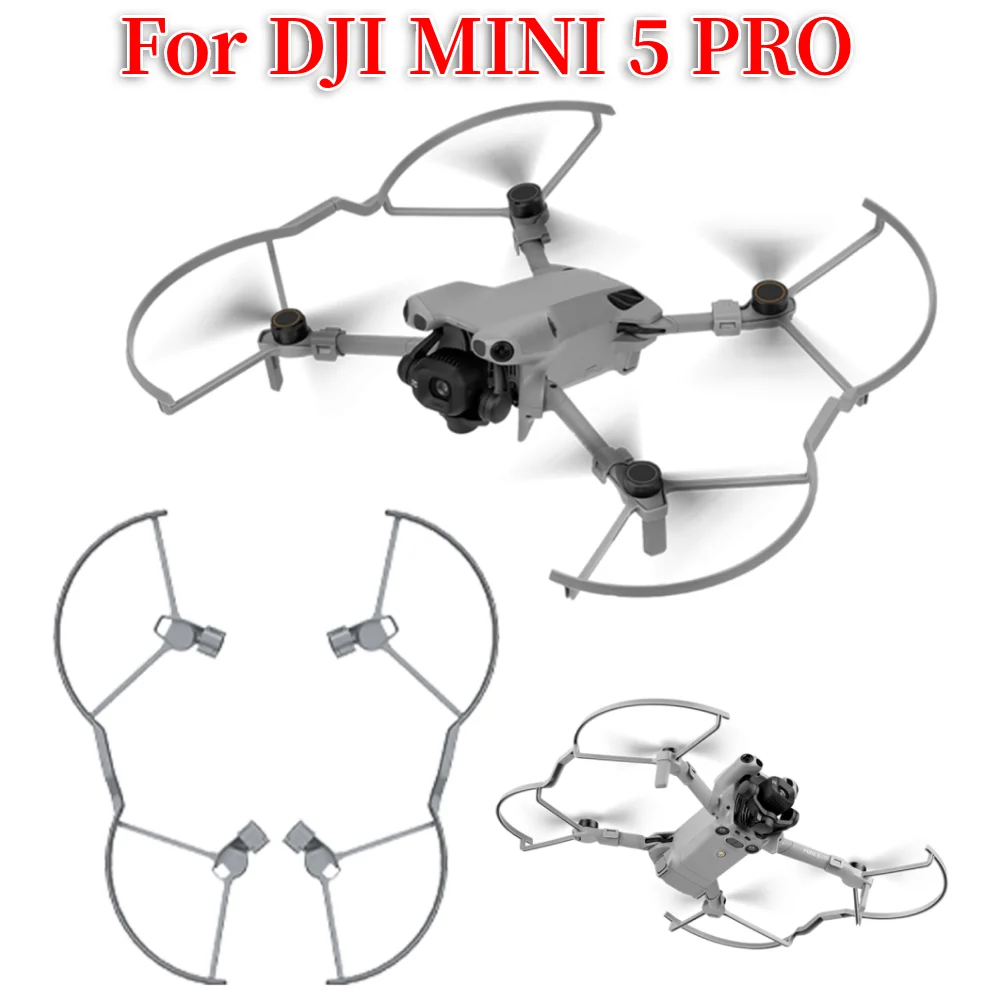 For DJI MINI 5 PRO Quick Release Propeller Guard Reusable Anti-Collision Drone Bumper Shield Prevent Scratch Accessories