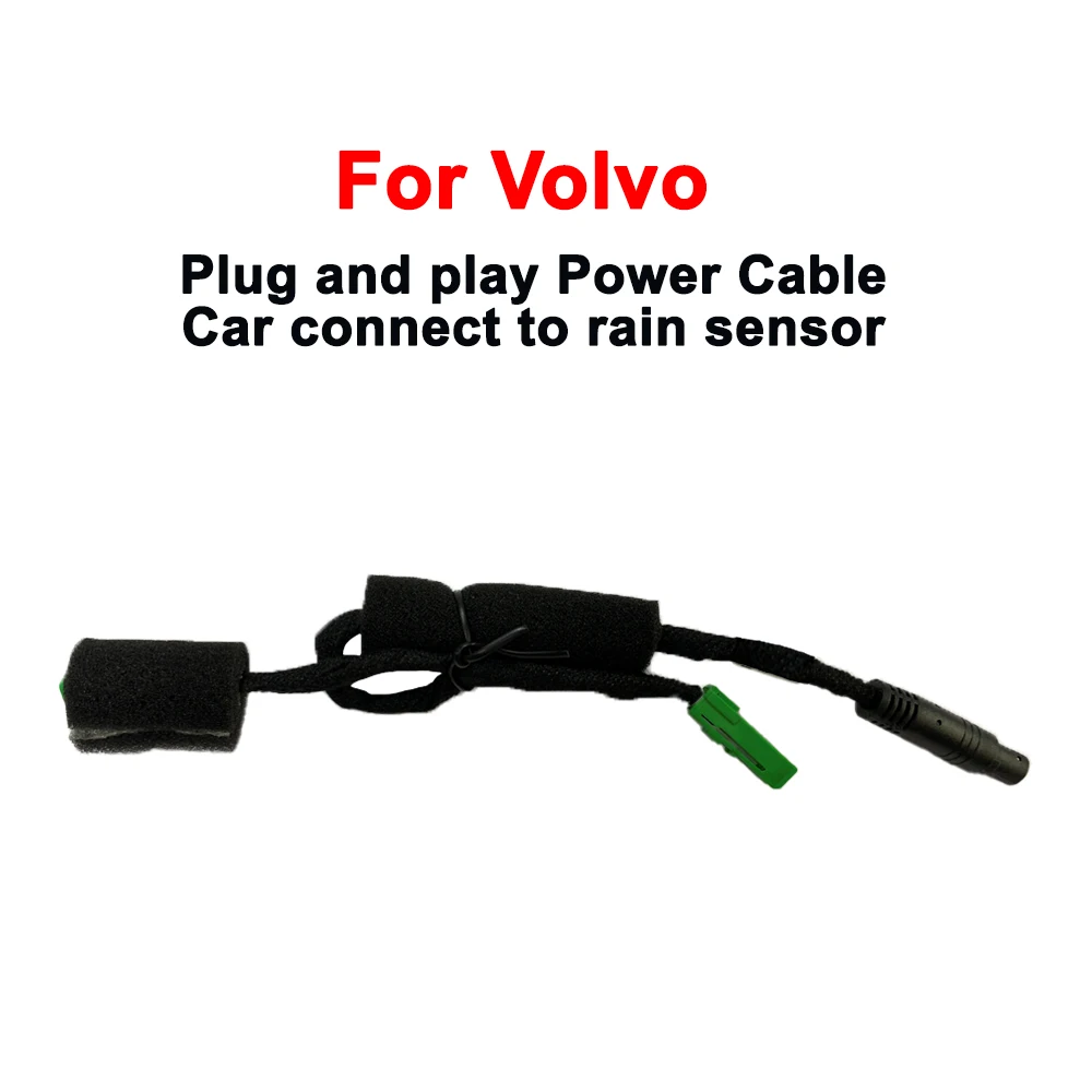 

Plug and Play Rain Sensor Power Cable Car DVR Dash Cam Recorder for Volvo XC60 XC90 XC40 S60 S90 V60 V90 V70 V40