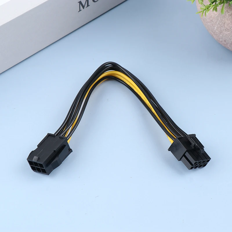 6-Pin To 8-Pin PCI-E Power Converter Extension Cable For Video Card Graphics Adapter Cable Powered Adapter