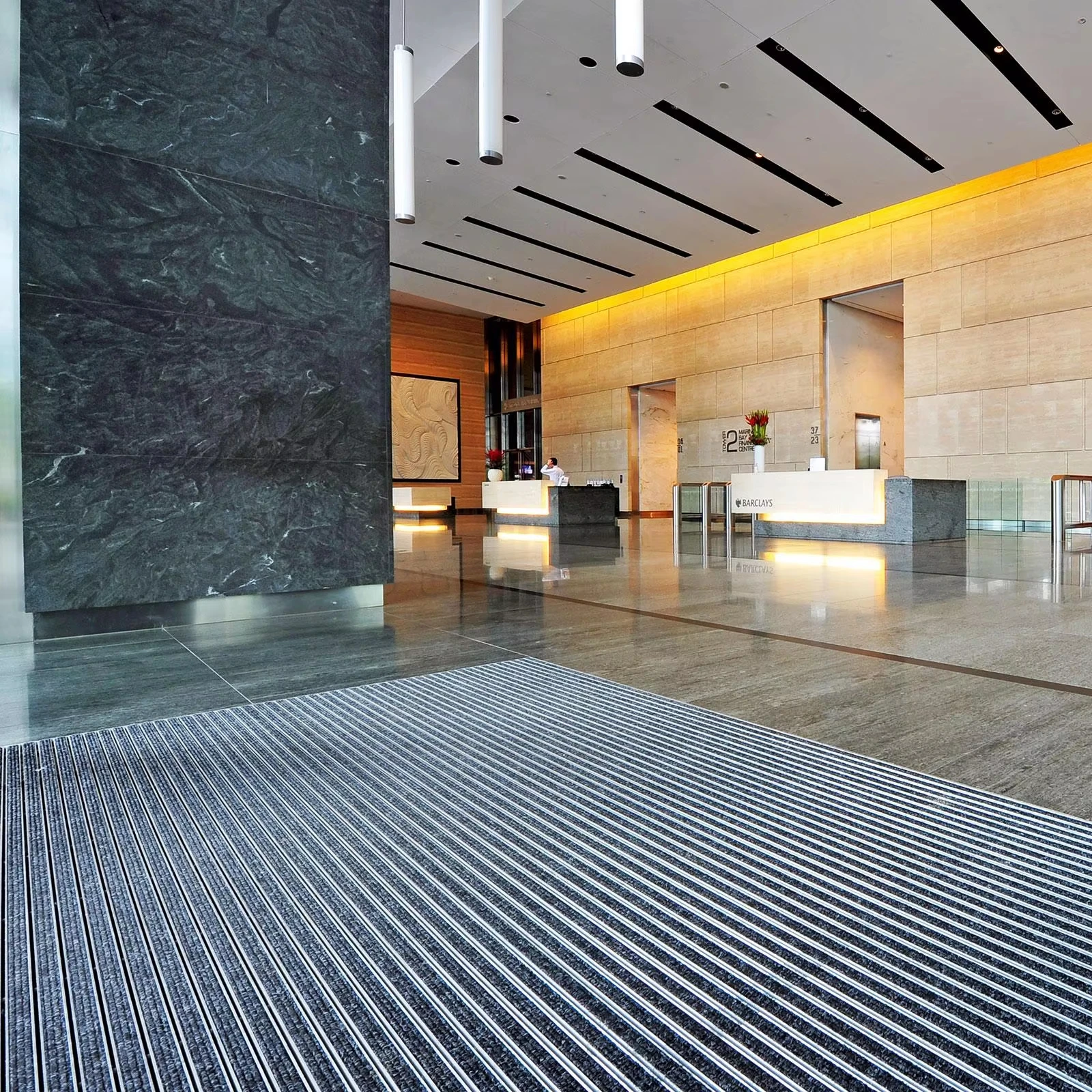 

6063-T5 Наружный коврик из алюминиевого сплава Пылезащитные уличные металлические коврики