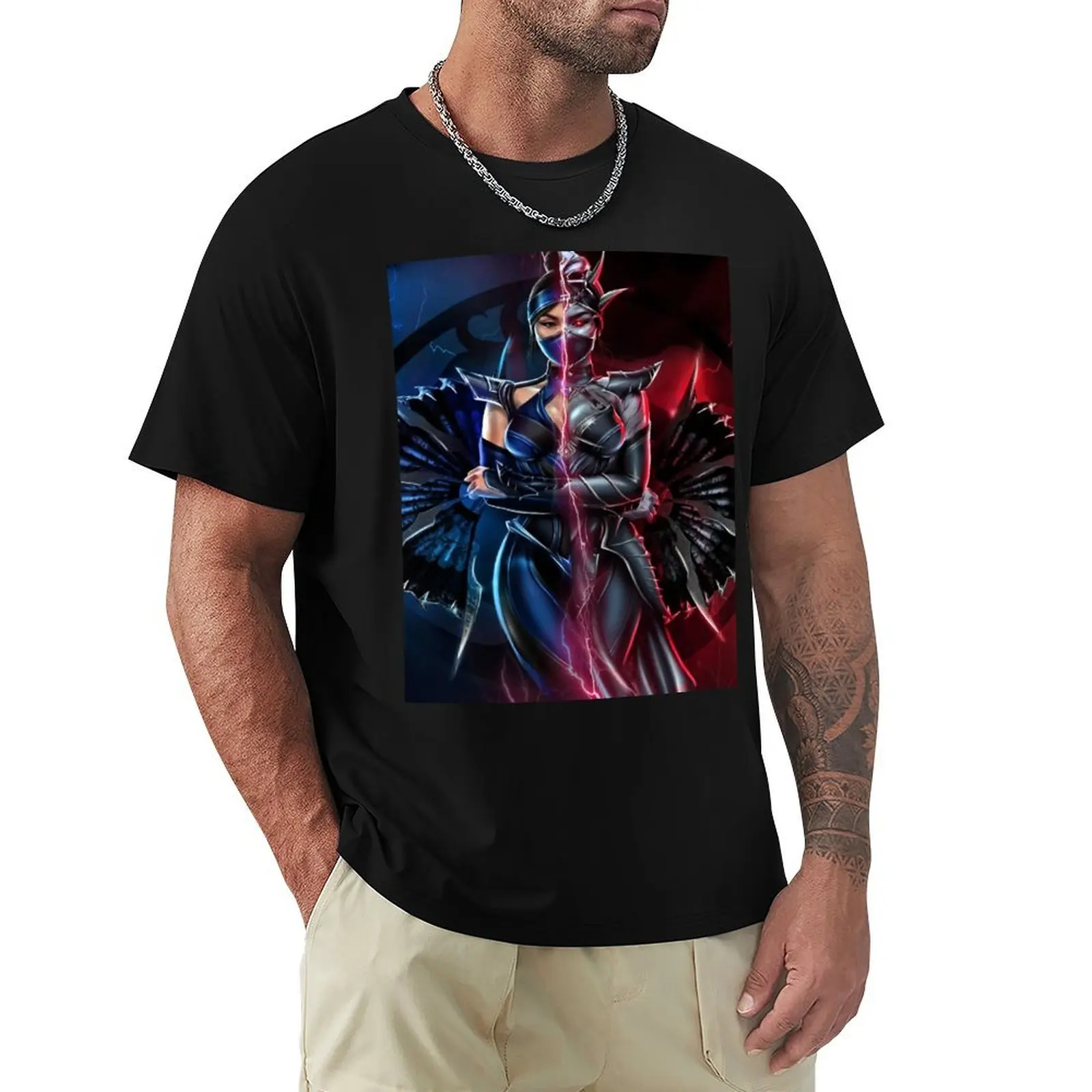 Camiseta Mortal Kombat 11 Kitana, camiseta deportiva de manga corta de secado rápido