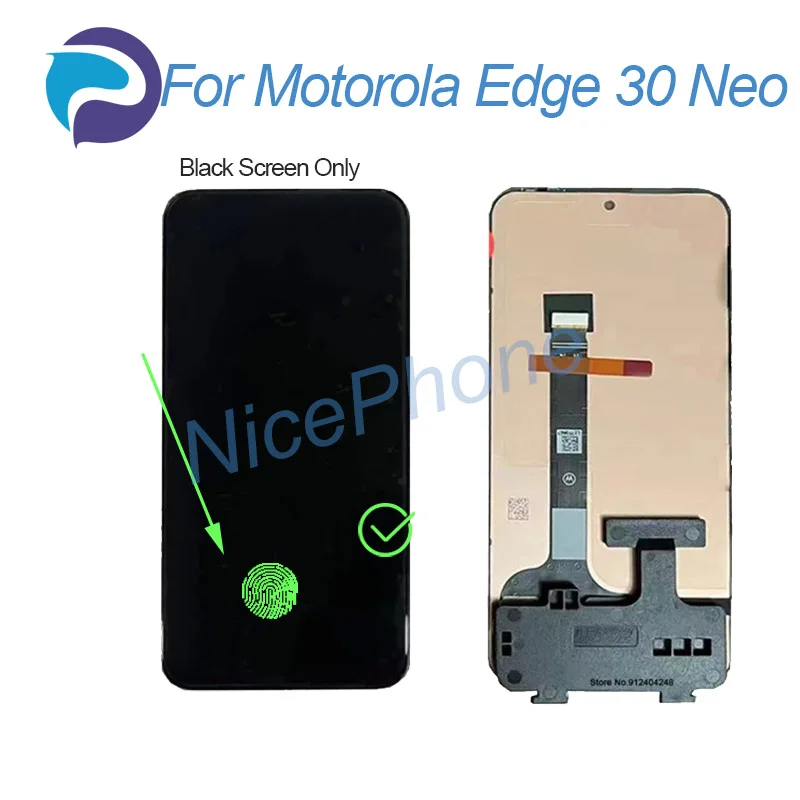 สำหรับ Motorola EDGE 30 NEO หน้าจอ LCD + จอแสดงผลดิจิตอลแบบสัมผัส2400*1080สำหรับ Moto EDGE 30จอแสดงผล LCD NEO