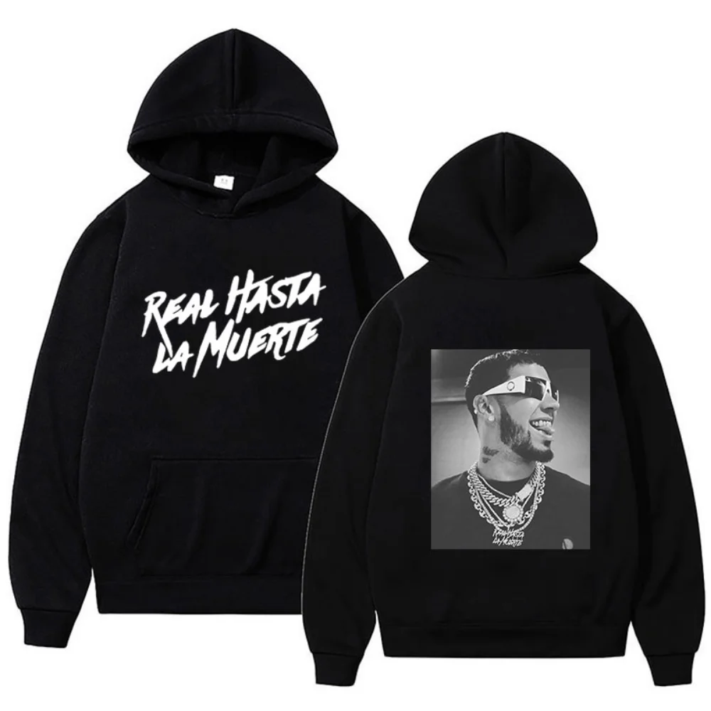 

Bad Bunny Singer Men's Hoodie Autumn and Winter Warm to Death Men and Women's Clothing Fashion Trend Street Men's Sweatshirt