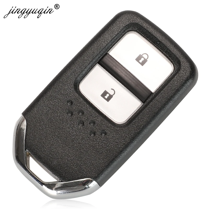 jingyuqin 2/3/4 BTN Remote Smart Car key 434Mhz FSK For Honda Greiz Fit City Jazz XRV Venzel HRV CRV ID47 CHIP