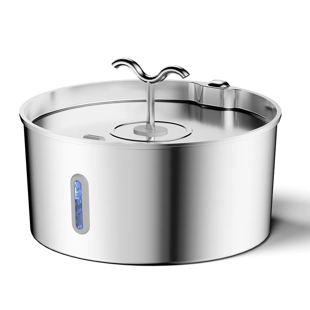 

Paiwang Cross-border 7L Stainless Steel Pet Water Dispenser Ultra-large Capacity Visible Window Circulating Automatic Easy