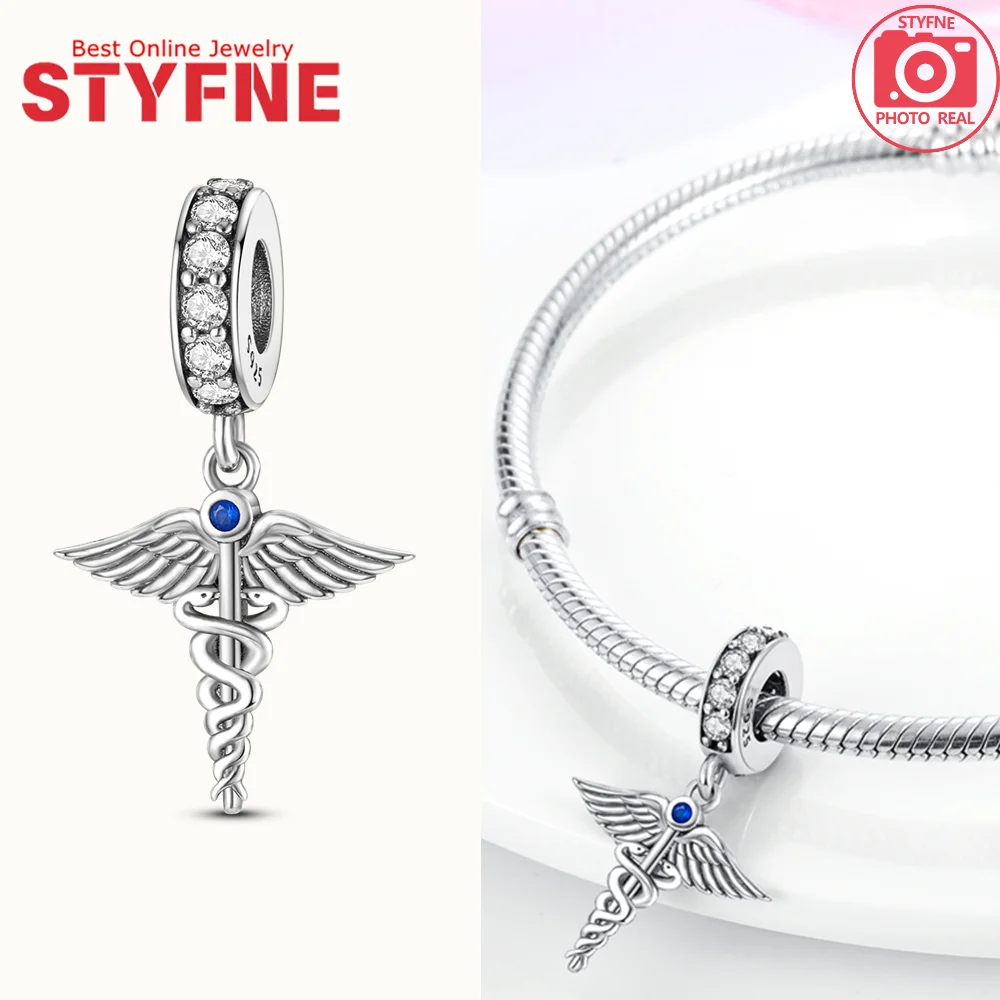

Angel Holy Sword Pendants 925 Sterling Silver Original Beads Fit Original 925 Charms Bracelet Beads Jewelry Diy Gifts for Women