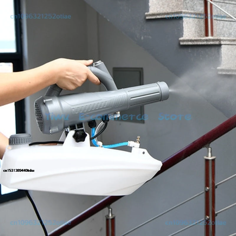 2025 Useful Electric ULV Fogger Portable Ultra-Low Volume Atomizer Sprayer Fine Mist Blower Humidifier Pesticide Nebulizer 5L BB