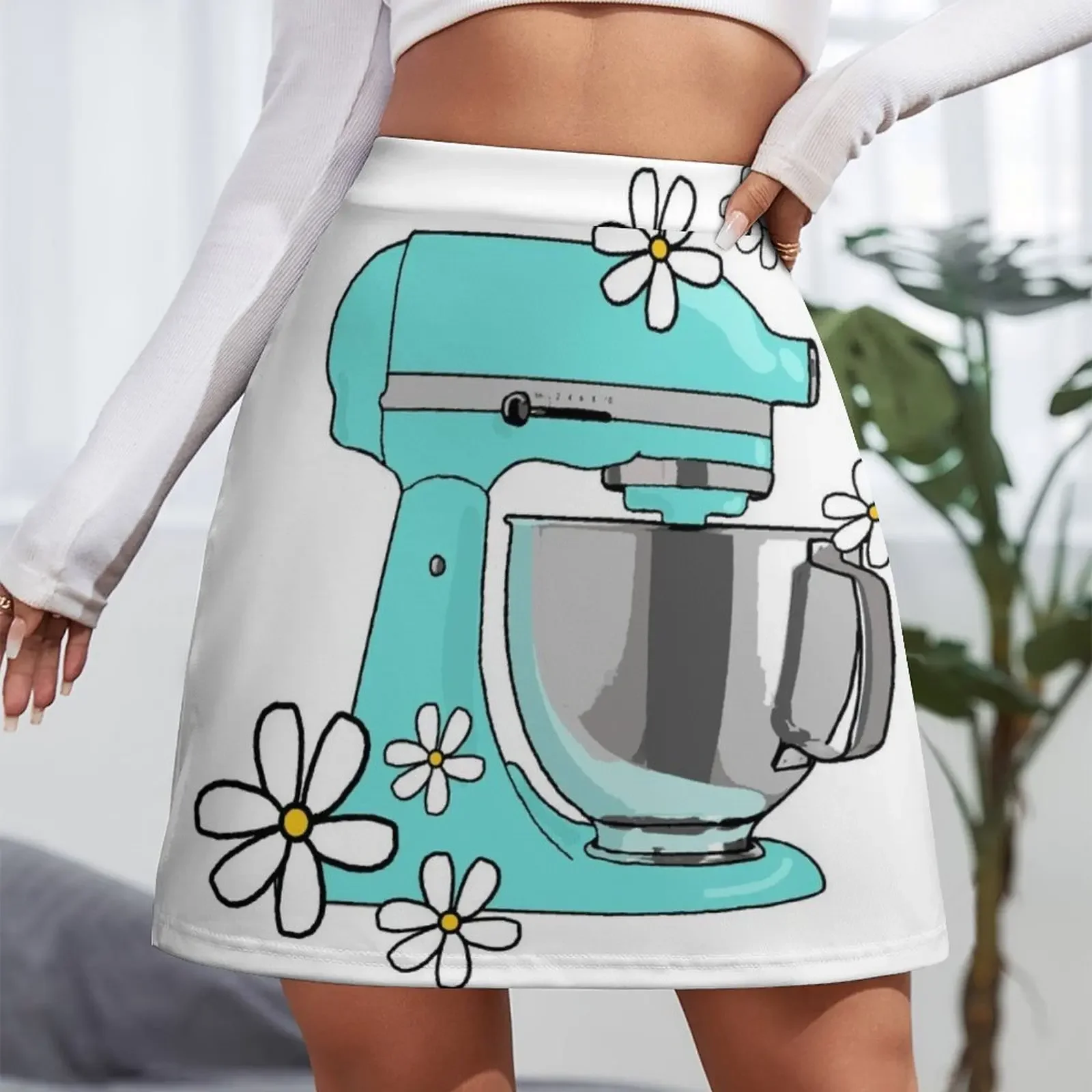 Kitchen mixer with flowers Mini Skirt skirts School uniform summer dress women 2026 night club outfit Mini Skirt
