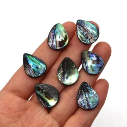 15x20mm Horizontal Hole Irregular Water Drop Natural Abalone Bead DIY Fashion Making Bracelet Necklace Earring Women Gift 5 pcs
