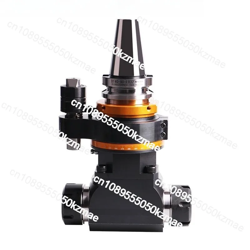 BT40 BT50 90 Degree Angle Head Right Angle Milling Head BT50-90-ER25 ER32 Side Milling Shank for Machining Center