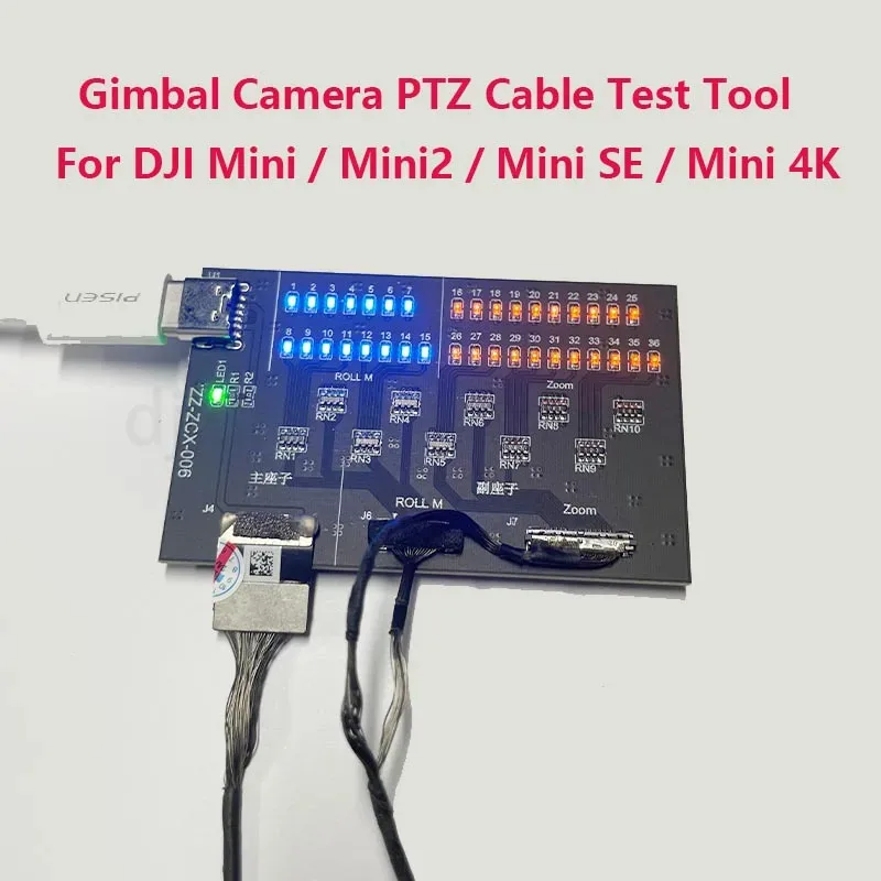

Gimbal Camera PTZ Cable Test Board For DJI Mini1/Mini2/MiniSE/Mini4K Line TestTool Repair Parts