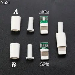 チップ付きUSBドック,電話,データケーブル,はんだ付け,10個/バッチ