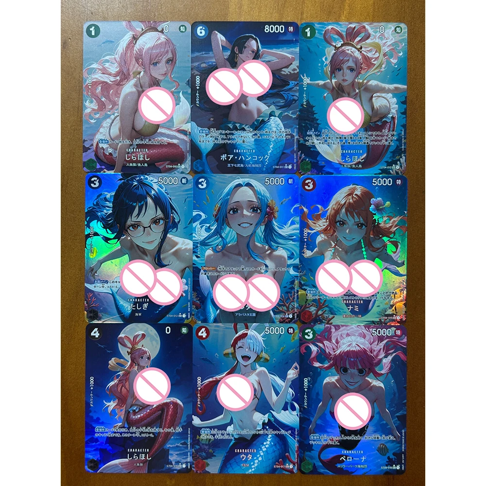 การ์ดสะสม ONE Piece DIY ทำเอง ลาย Hancock Robin Nami Vivi Yamato Uta Perona ของสะสม ของขวัญวันหยุด