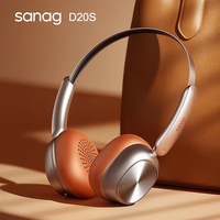 Sanag D20S Retro Headband Headphones Bluetooth 5.4 Sport Earbuds HiFi Sound Noise Cancelling Headband Earphones for Running