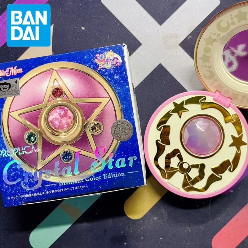 Genuine Bandai Sailor Moon Proplica The Crystal Star Shaper Cosmos The Movie Pal Dolce Collection Figure Birthday Gift