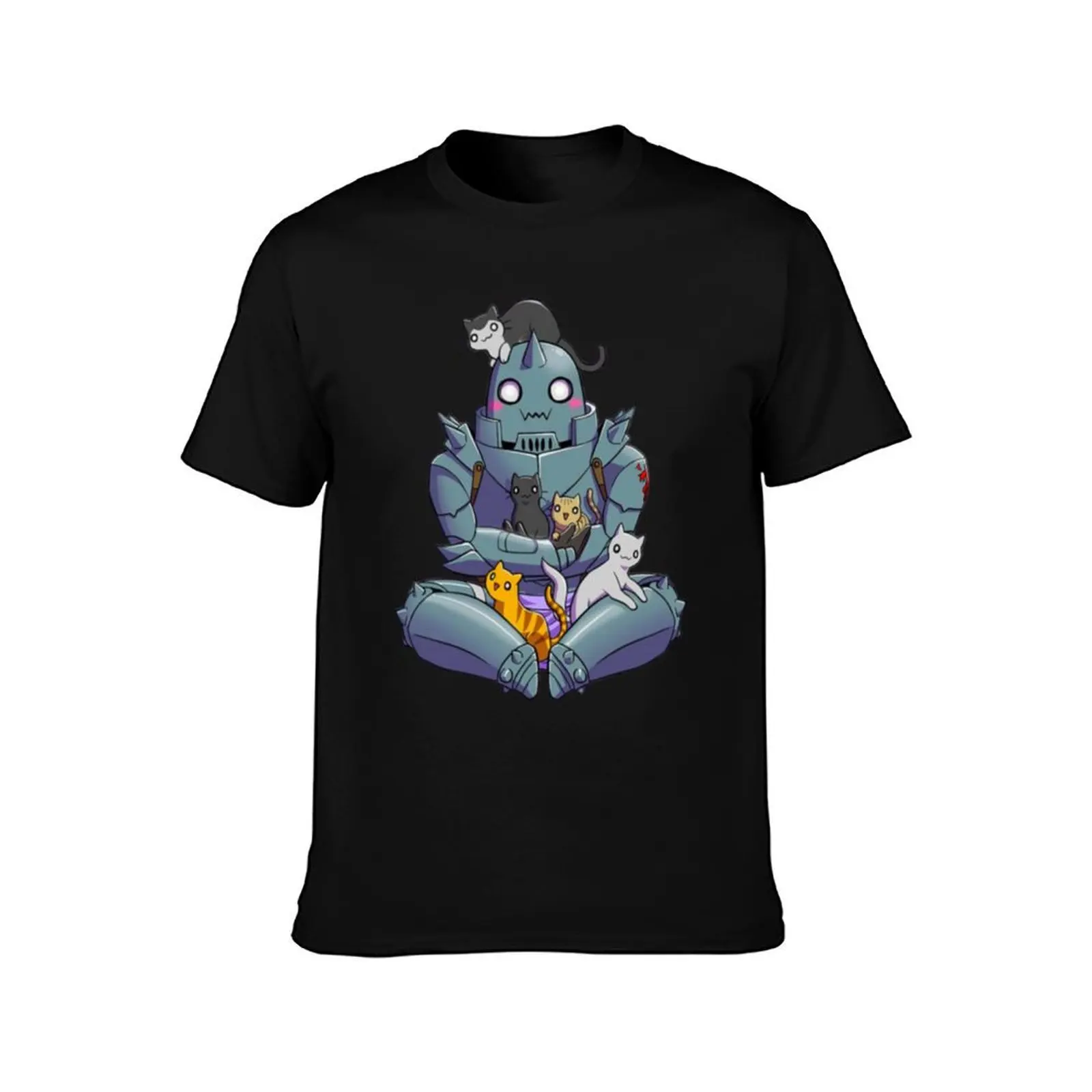 Alphonse Elric Fullmetal Alchemist Brotherhood| Perfect Gift T-Shirt, Summer Casual Cotton Tee, Oversized Streetwear Tops