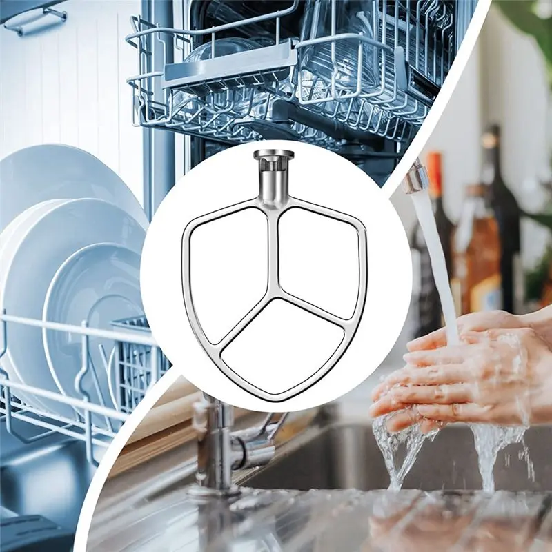 

(A25M) Насадка-венчик из нержавеющей стали для миксеров KitchenAid с чашей объемом 5 и 6 кварт, для выпечки, кондитерских изделий, теста для пасты