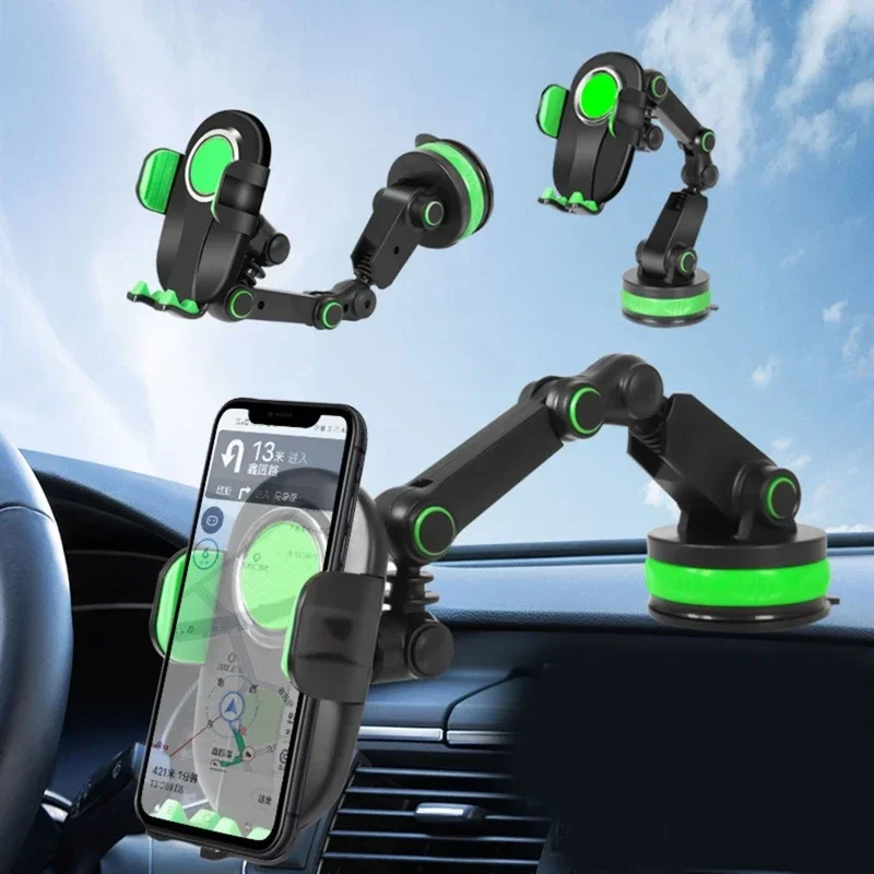 Universal Phone Mount for Car Center Console Stack Super Adsorption Holder On-board Suck Support Clamp Bracket Hand-Free