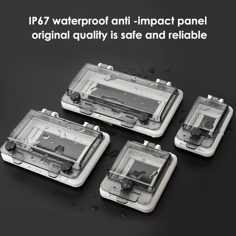 IP67 Circuit Breaker Transparent Waterproof Box Window Distribution Box Protect Window Cover Monitor Observation Window Switch