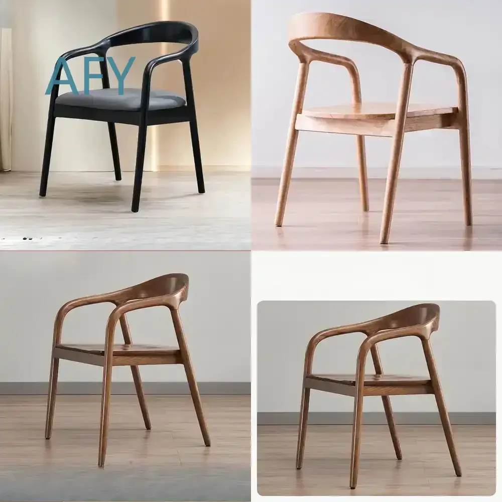 Scandinavian Backrest Chair for Study Room Home Office Meeting Accent Chair Minimalist Nordic Design Furniture for Chinese