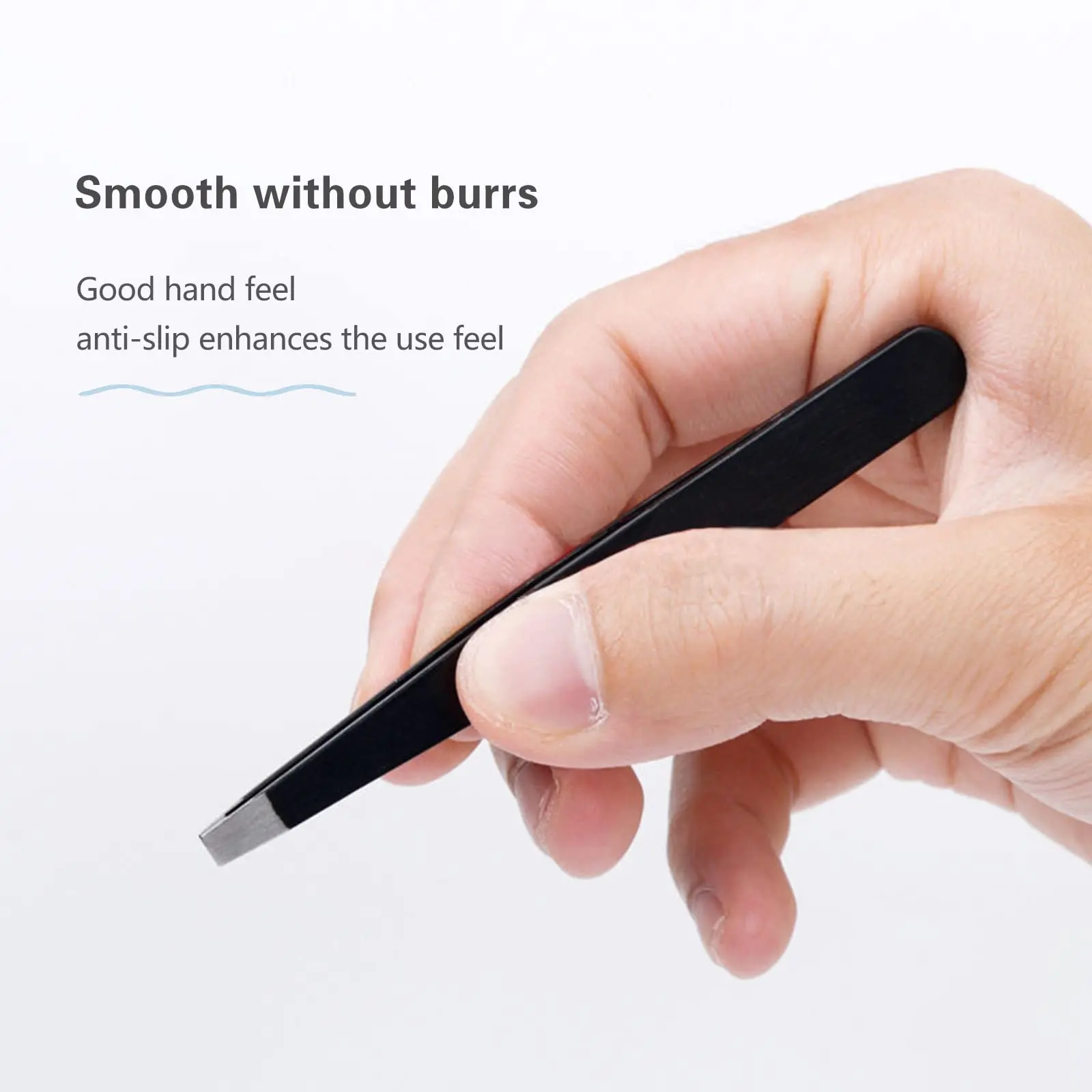 Conjunto de pinças, pinças de sobrancelha de aço inoxidável de alta precisão para pêlos faciais, cabelo crescente interno e kit removedor de lascas, sui