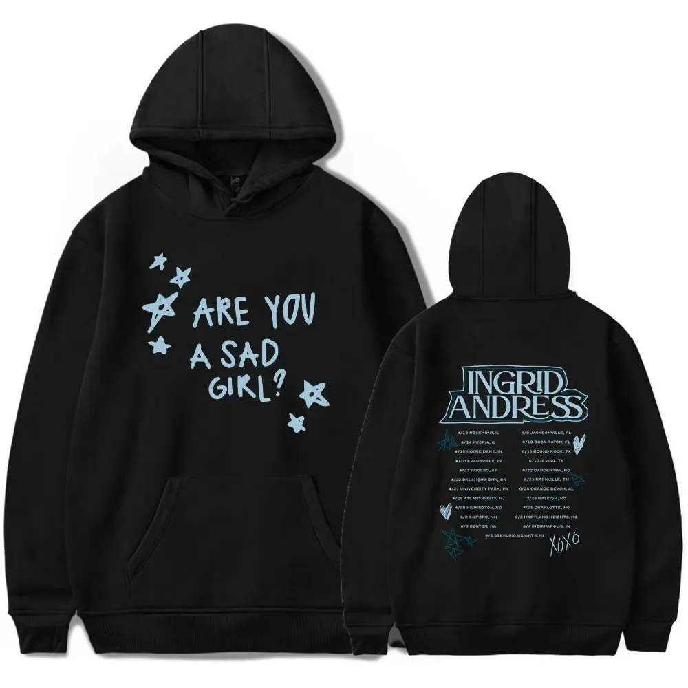 

Толстовка Ingrid Andress Are You a Sad Girl Merch женская мужская толстовка с длинным рукавом Модный пуловер Одежда