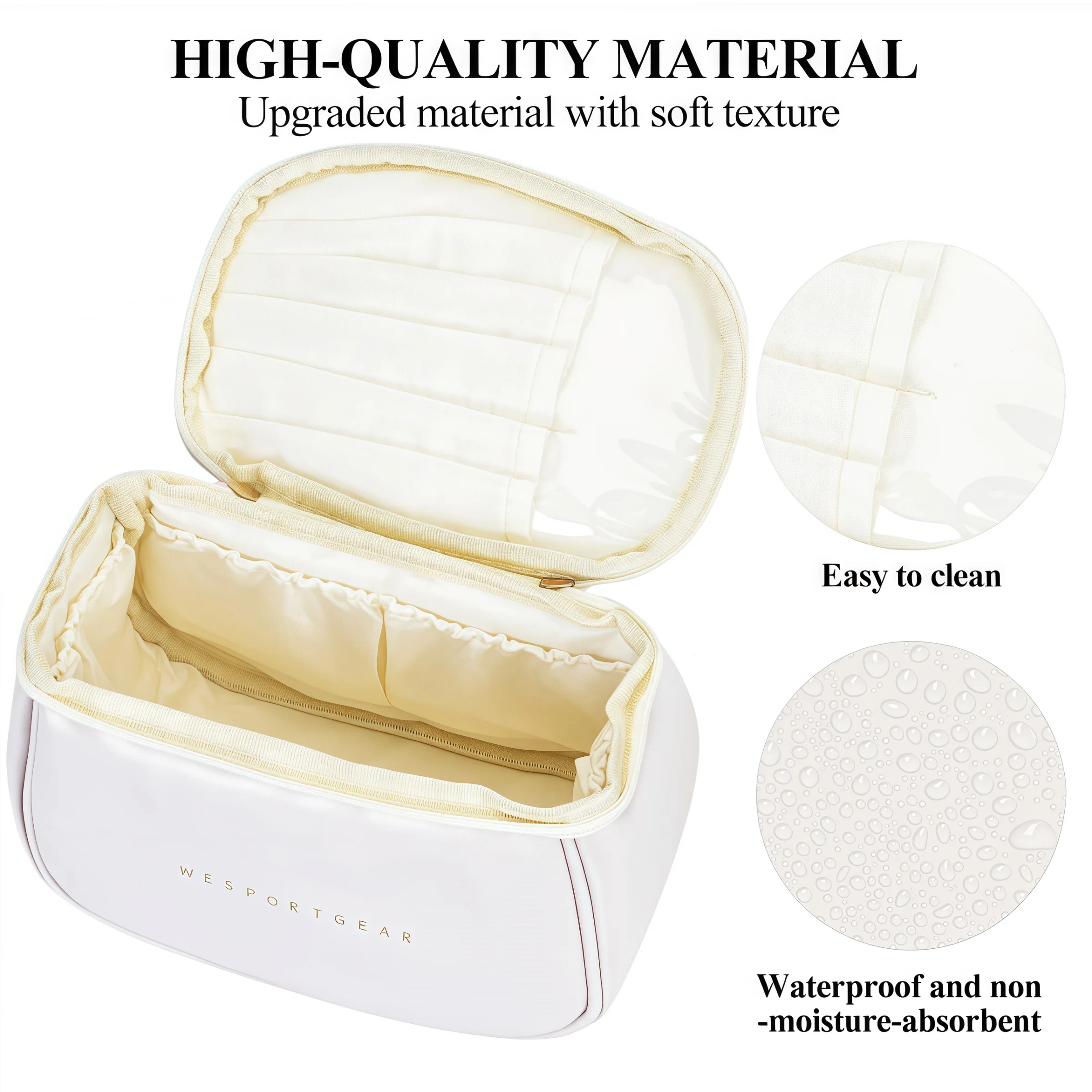 Travel Waterproof Toiletry Bag Portable Cosmetics Bag Large Capacity Multifunctional Storage Essential for Family Travel