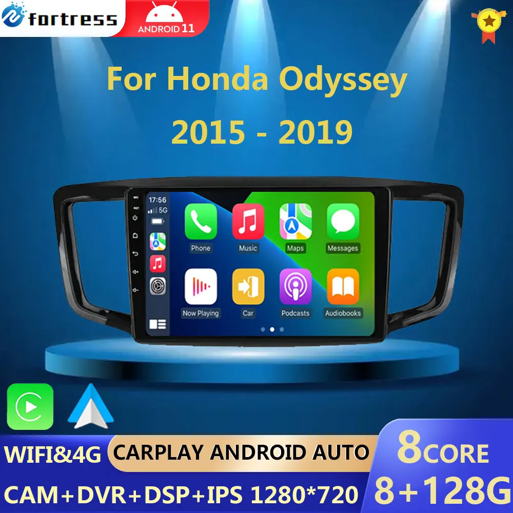 

9 inch Android 14 For Honda Odyssey 5 RC 2013 - 2019 Wireless Carplay Multimedia Radio Bluetooth WIFI Auto radio 4G LTE