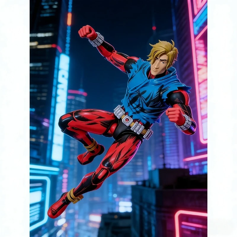 

In Stock Original Bandai Spider-Man S.H.Figuarts SHF Scarlet Spider Spider Man Across the Spider Verse Action Figure Toy Model