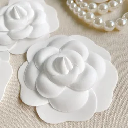 10PCS DIY Camellia Flower Brooch Pin Party Decoration Gift Box Packaging Accessories