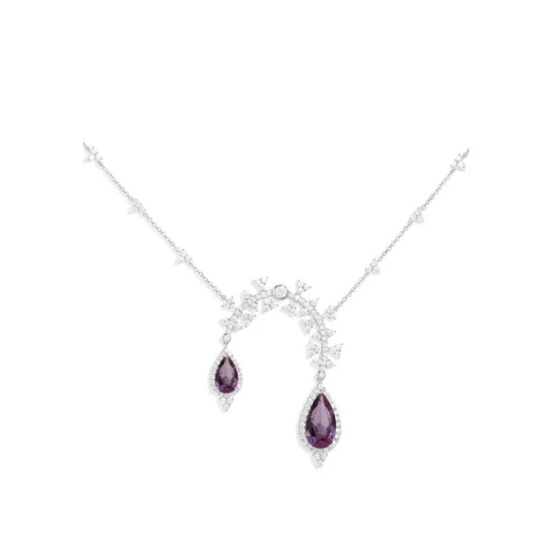 LI KI 925 Sterling Silver High Quality 2023 October New Love Color Diamond Earrings Necklace Bracelet Ring Exquisite Jewelry - view 6