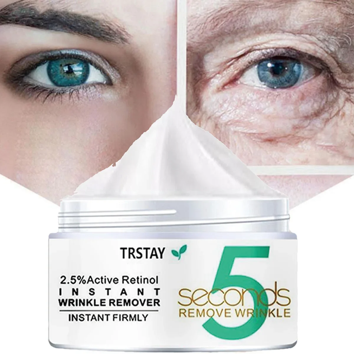 

TRSTAY Активный крем с ретинолом 2,5%, мгновенное удаление морщин, решение для проблем под глазами, уход за кожей для мам и детей