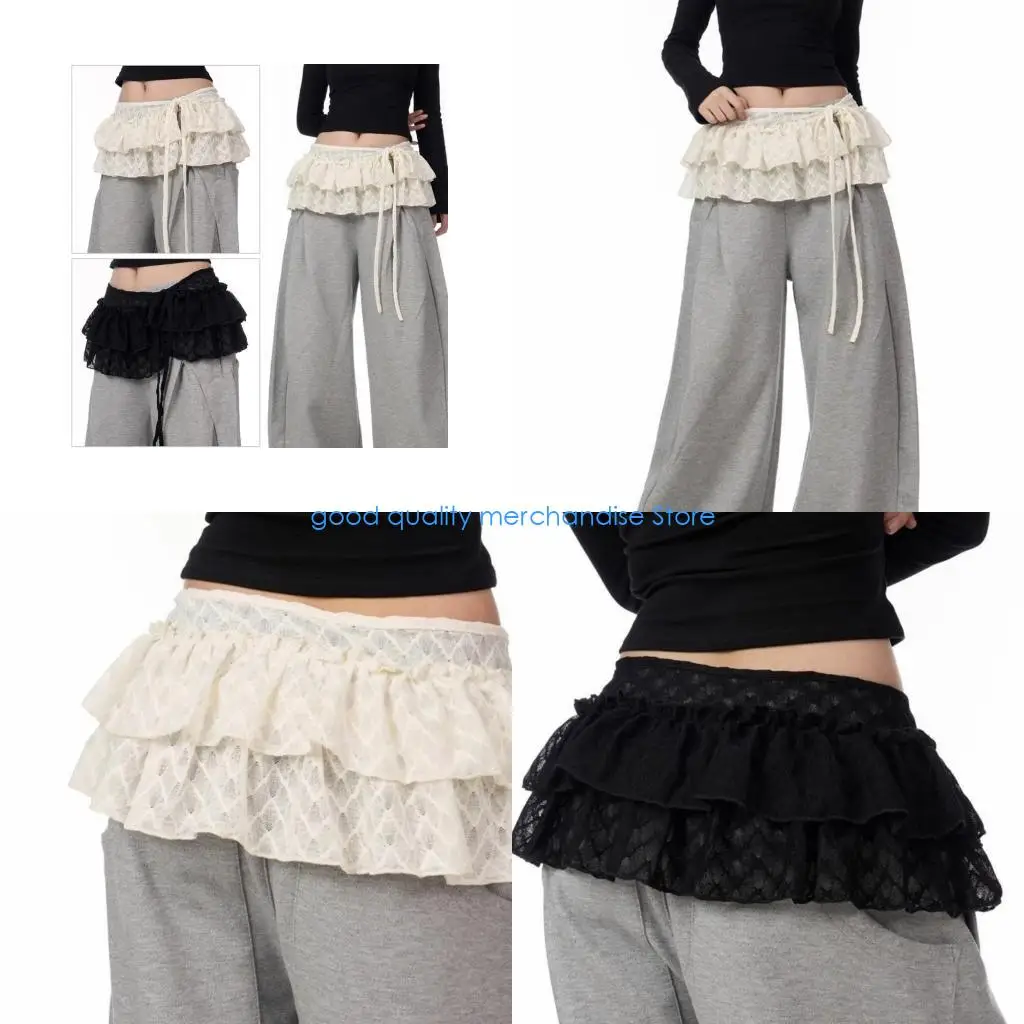 

Y5JD Женская кружевная отделка