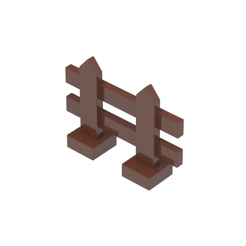 MOC 10PCS 33309W Wood Wall Fence Building Blocks Special Railings Part Bricks Toys  Adults Boys Special Day Fascinating Gifts