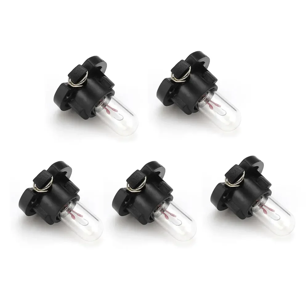 5Pcs Car Wedge Dashboard Warming Indicator T3/T4.2 Led Light Bulbs Super Bright 12V Led Car Interior Lights Accessories