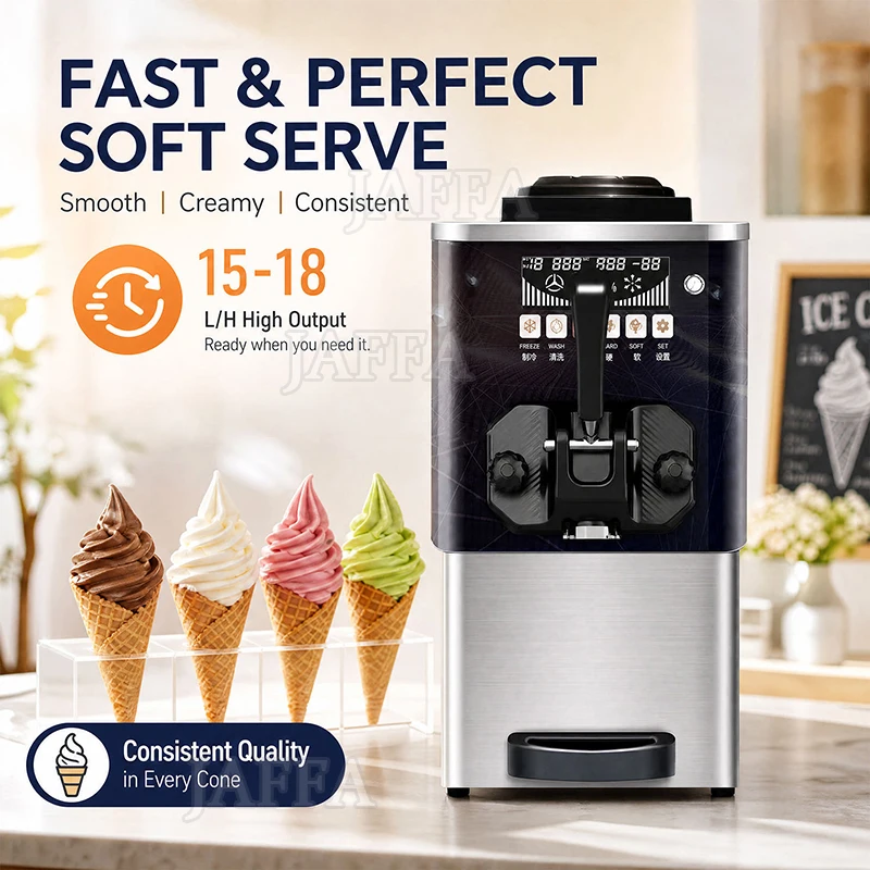 Including Tariffs New Design 1 Flavor Soft Serve Ice Cream Maker Machine Commercial Vending Wholesale Price Soft Ice Cream Machi